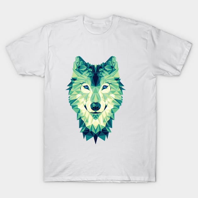 Poly-Wolf T-Shirt by Peaceablecolt